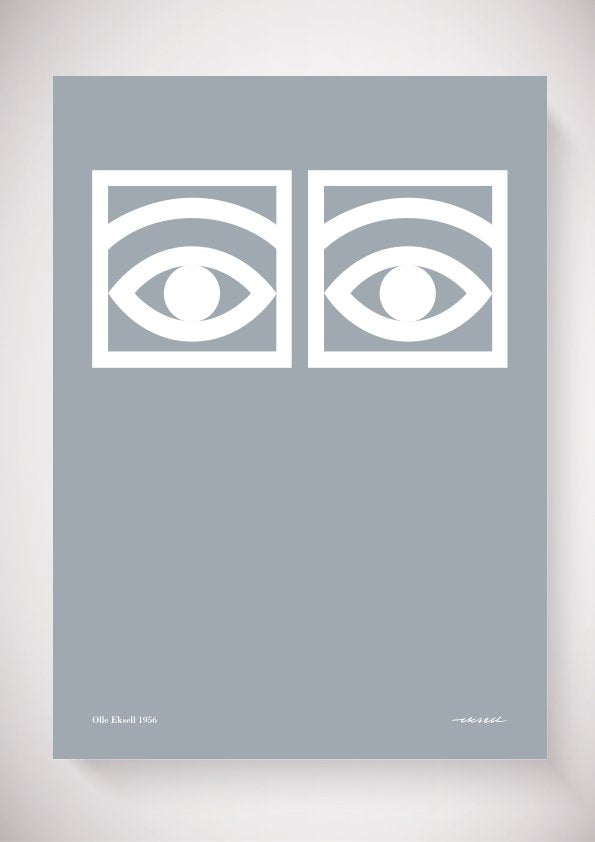 Ögon Gray- 1956 - One Eye -  50x70